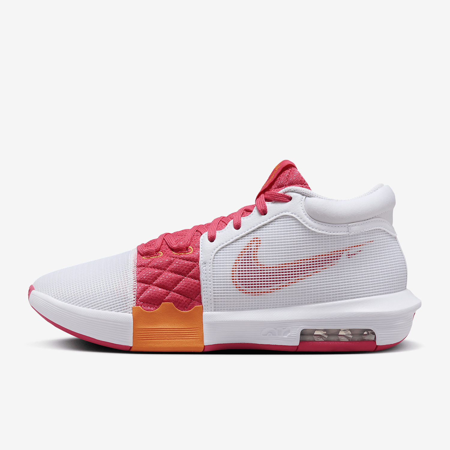 Nike/耐克正品LeBron Witness 8男士系带中帮篮球鞋FB2239-104 - 图0