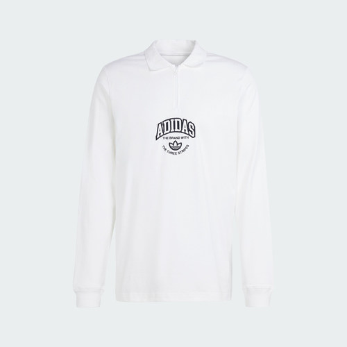 Adidas/阿迪达斯官方正品VRCT LS POLO 男士运动长袖POLO衫IS2901 - 图1