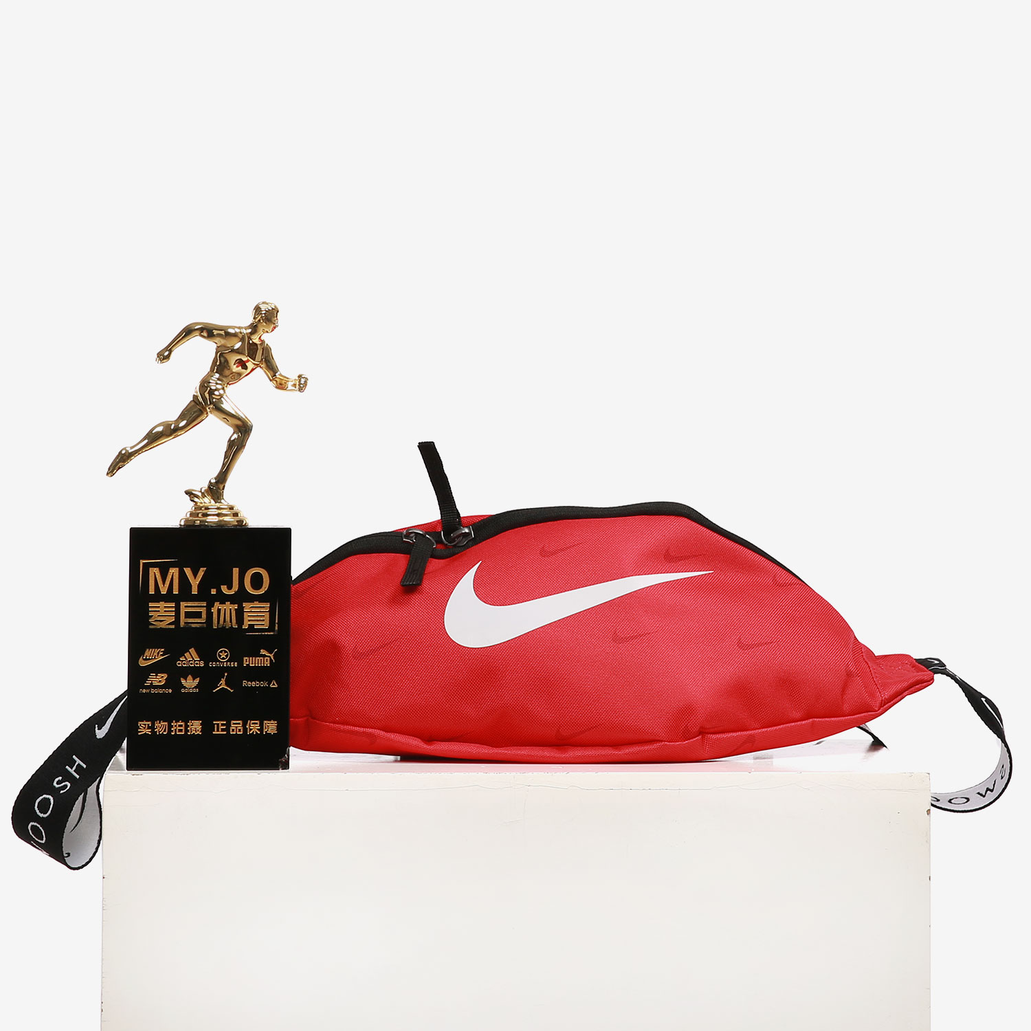 Nike/耐克正品HERITAGE SWOOSH 男女斜挎包单肩包腰包DC7343-657 - 图0