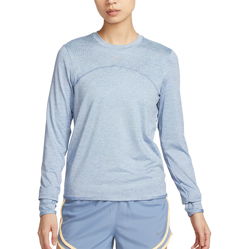 Nike/耐克正品休闲透气新款女士跑步运动圆领长袖T恤FB4298-440 - 图3