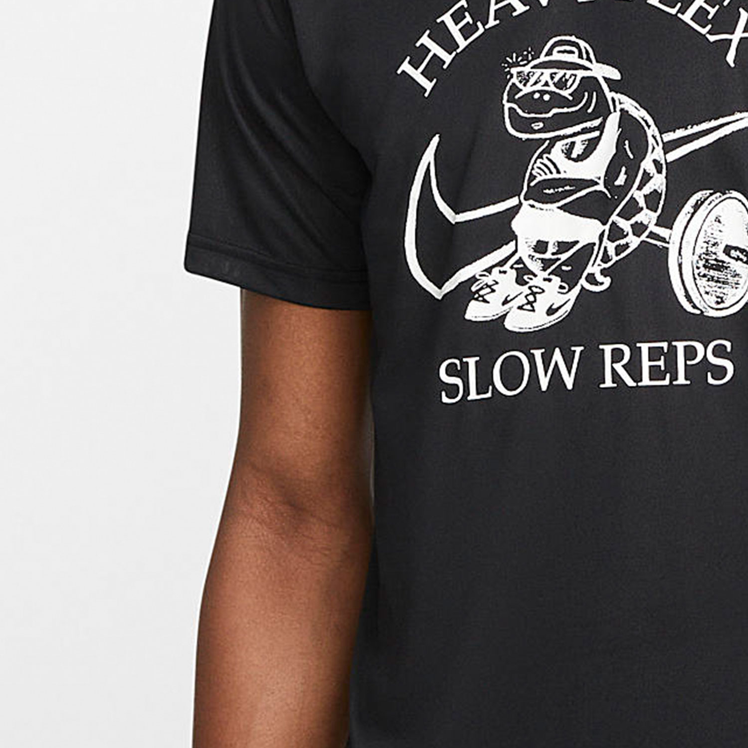 Nike/耐克正品 DRI-FIT 男子印花训练运动圆领T恤 DM6284-010 - 图2