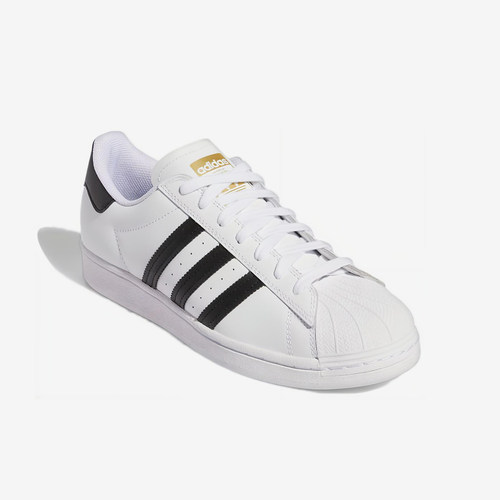Adidas/阿迪达斯正品三叶草SUPERSTAR新款白经典黑色板鞋GW6930 - 图1