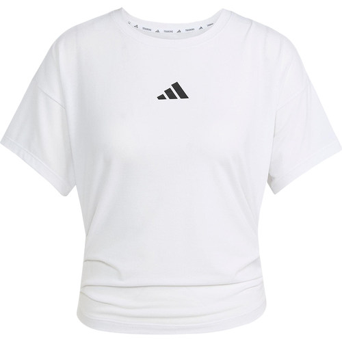 Adidas/阿迪达斯官方正品夏季女士训练运动健身休闲短袖T恤JX1194 - 图3