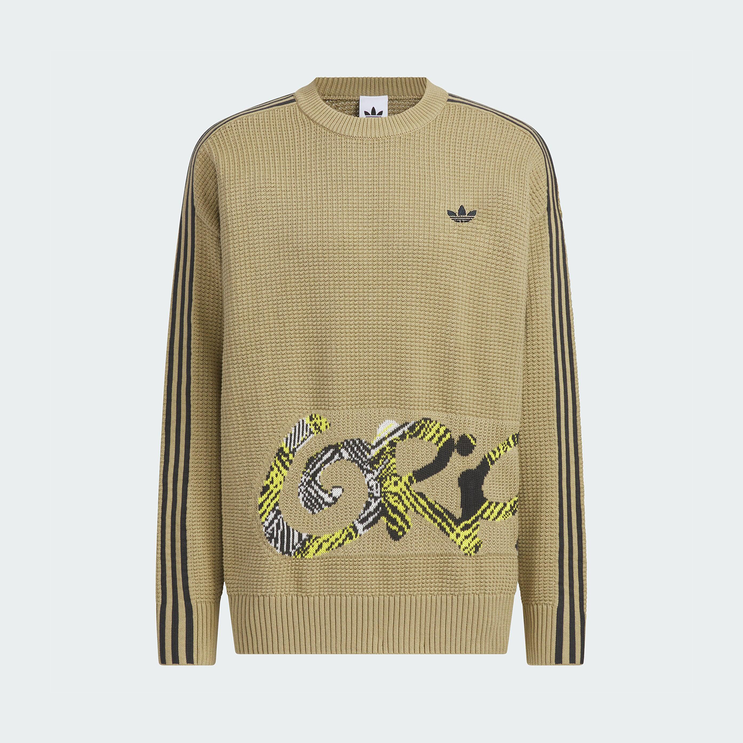 Adidas/阿迪达斯官方正品三叶草男士宽松运动时尚休闲卫衣KC0111 - 图1