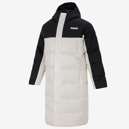 Puma/彪马官方正品当季新款男子保暖连帽长款羽绒服846321-73 - 图1
