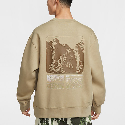 Nike/耐克正品2025秋季款男士圆领宽松印花卫衣HV1120-297 - 图0
