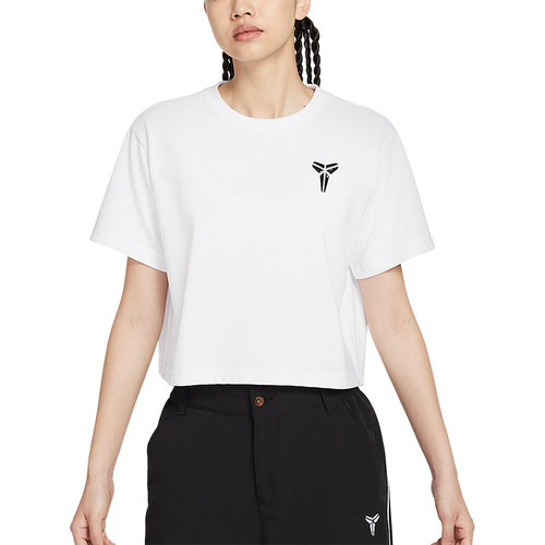Nike/耐克正品Kobe Dri-FIT女士透气简约休闲短款短袖IM0368-100 - 图3