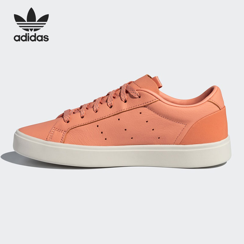 Adidas/阿迪达斯官方正品三叶草SLEEK W女子舒适耐磨运动鞋FV0512 - 图0