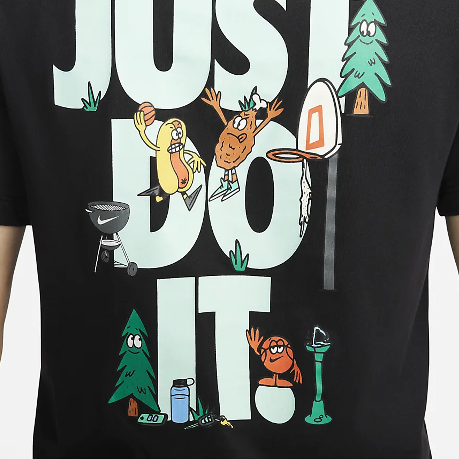 Nike/耐克官方正品2023新款男子休闲轻便运动短袖T恤FD0064-010 - 图2