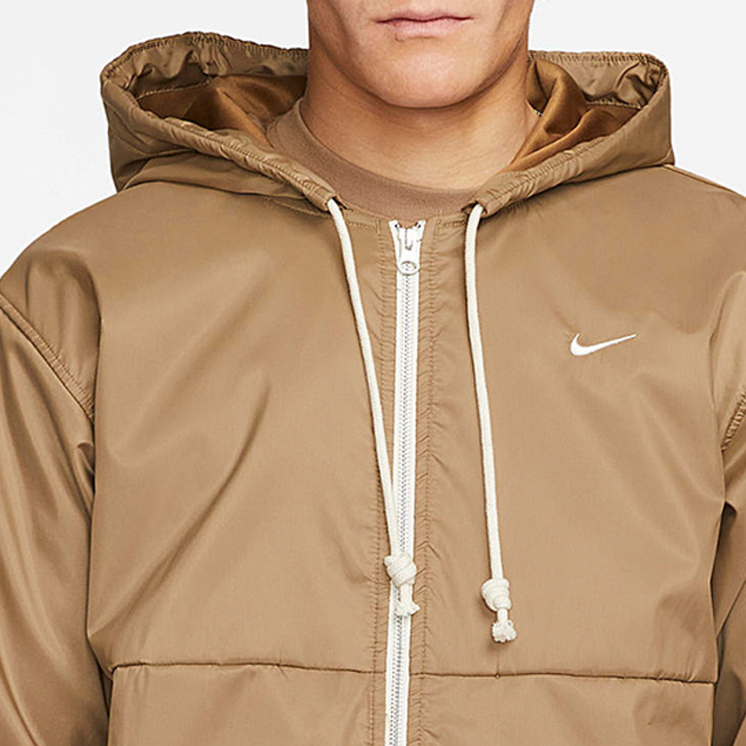 Nike/耐克正品新款男士加绒保暖运动经典休闲连帽外套DQ6185-258 - 图1