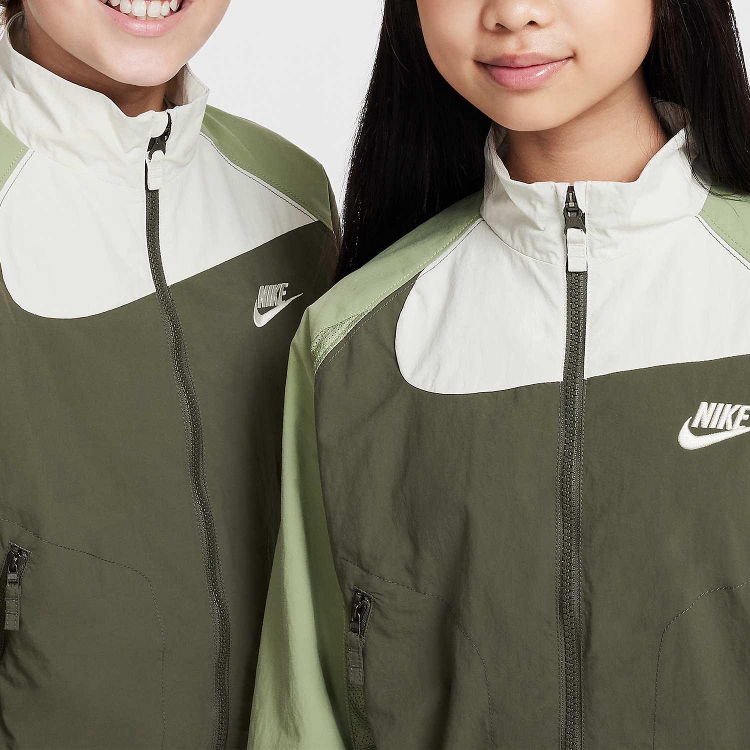 Nike/耐克正品Sportswear Amplify大童梭织夹克FN9134-325 - 图1