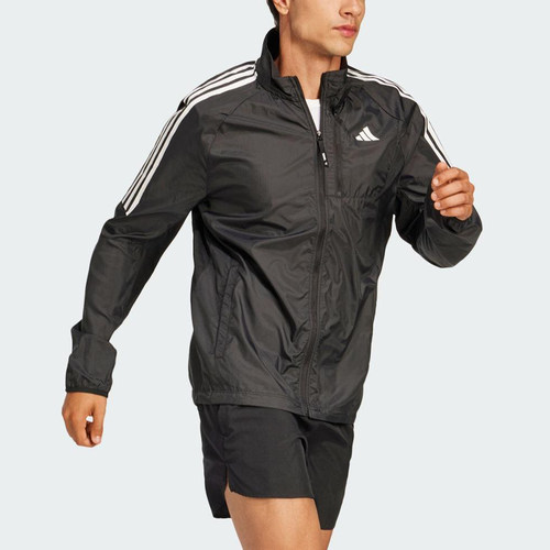 Adidas/阿迪达斯正品新款男士梭织运动跑步立领外套JD2322 - 图0