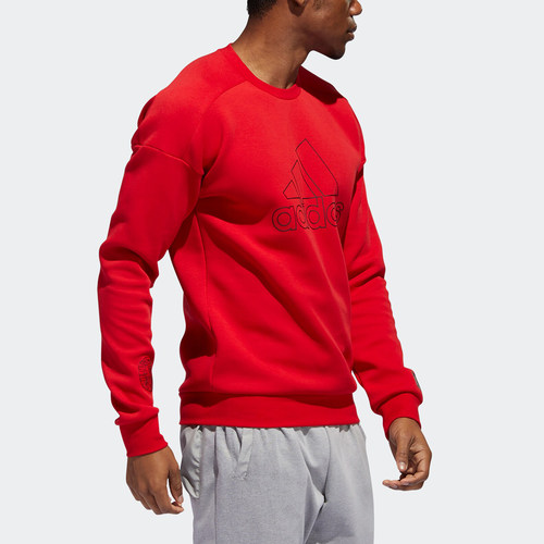 Adidas/阿迪达斯正品当季新款男子CNY运动卫衣FU6221 FU6222 - 图0