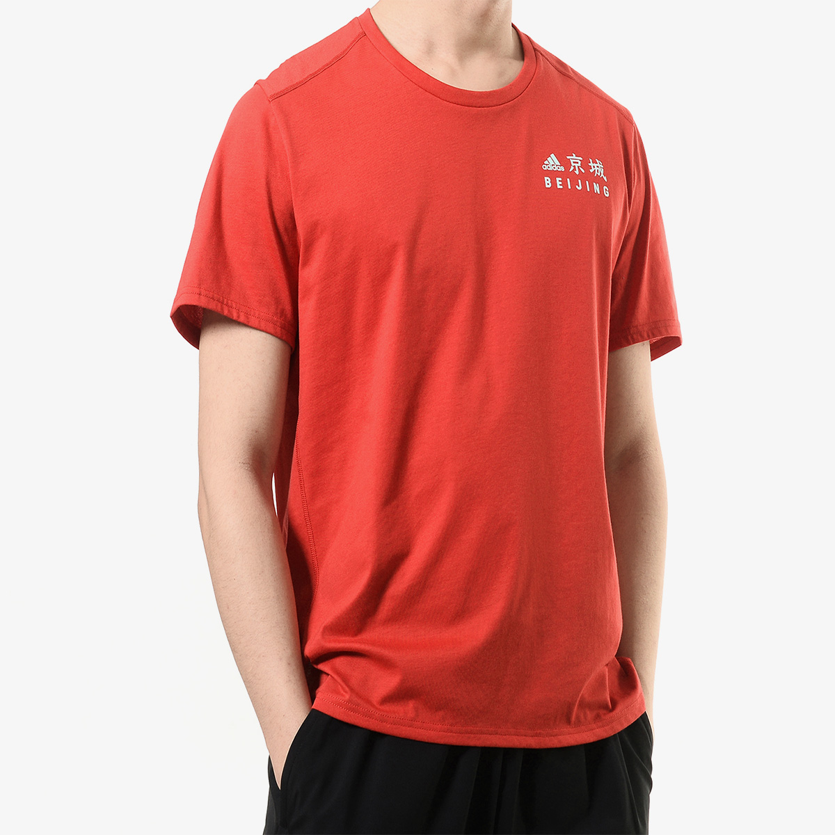 Adidas/阿迪达斯正品 CHINA CITY T M 男子休闲运动短袖T恤FI7747 - 图0