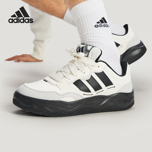 Adidas/阿迪达斯正品LITE SHUFFLE男女低帮系带板鞋KH9022 - 图0