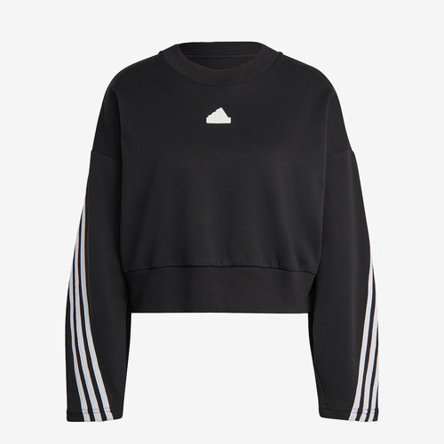 Adidas/阿迪达斯官方正品运动宽松女子长袖圆领卫衣套头衫IB8494 - 图1