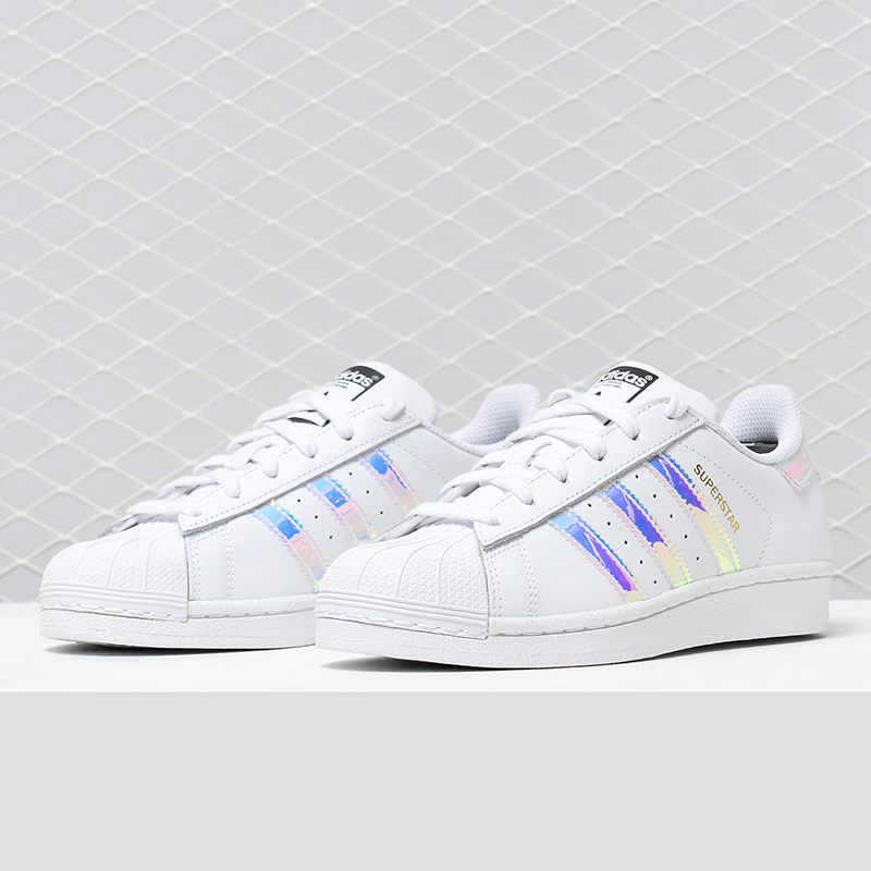 Adidas/阿迪达斯正品 女鞋三叶草SUPERSTAR贝壳头休闲鞋AQ6278 - 图0