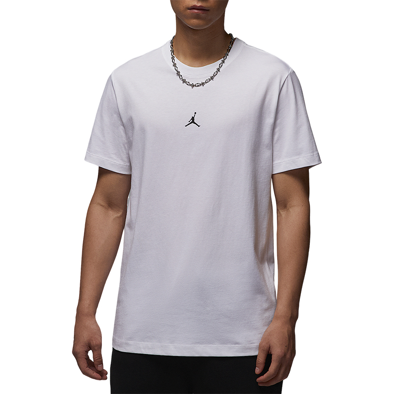 Nike/耐克正品夏季新款JORDAN男士简约经典圆领短袖IB7521-100 - 图3