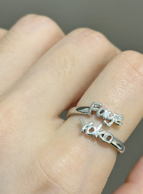 【fayeyoko】慕Ter原创 爱填满空白开口戒指