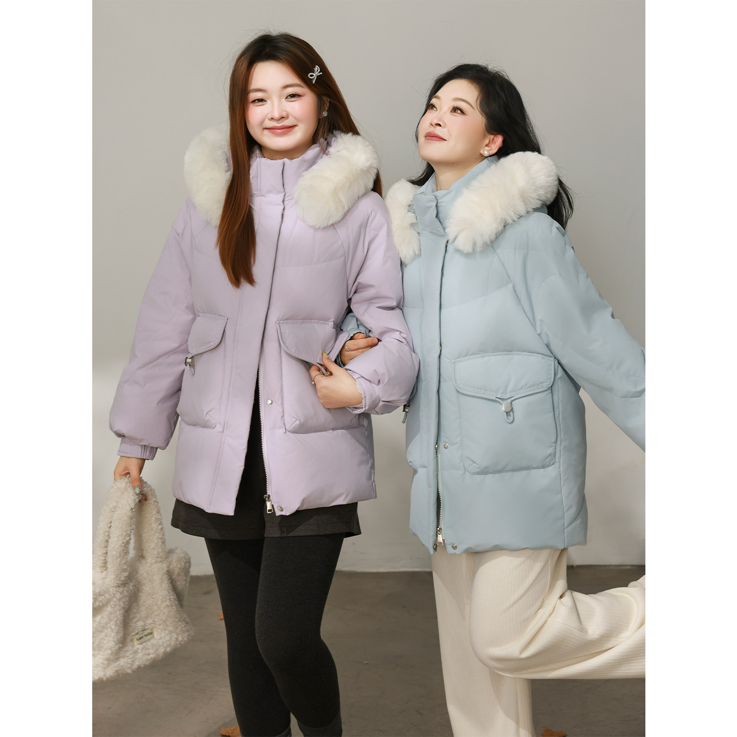 【年终清仓】DM100大码女装胖mm冬领三防连帽中长款加厚羽绒服,淘宝优惠券,粉丝福利购,淘宝优惠卷