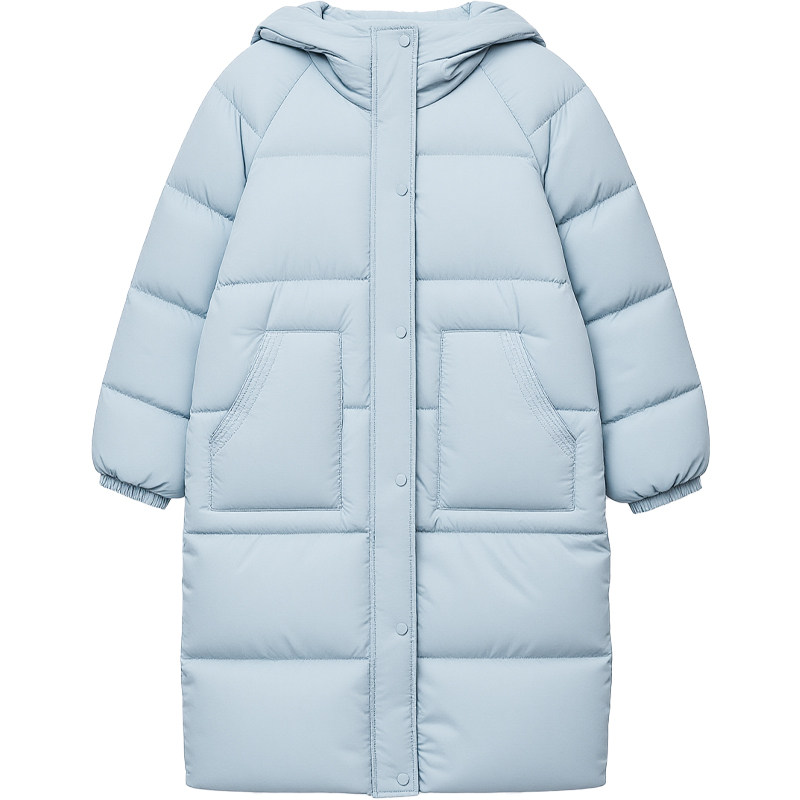 【年终清仓】DM100大码女装冬季宽松直筒连帽欧包棉服长款外套,淘宝优惠券,粉丝福利购,淘宝优惠卷