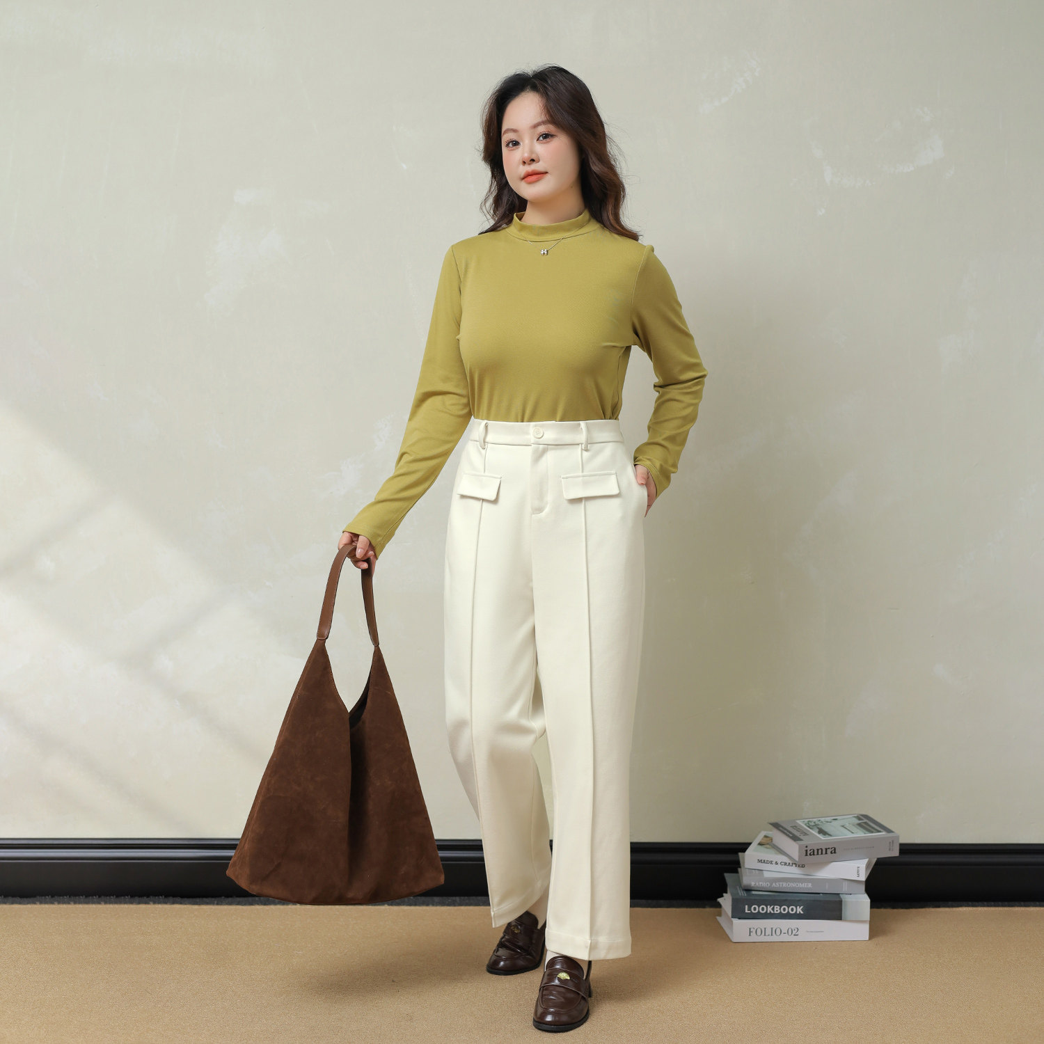 DM100大码百分百微胖mm女装秋季显瘦遮肉直筒裤子高腰遮胯休闲裤,淘宝优惠券,粉丝福利购,淘宝优惠卷