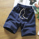 Fat man extra large linen elastic 5-point shorts oversized