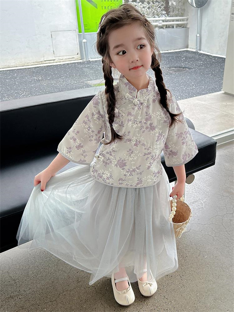 女童汉服夏款儿童中国风唐装民国风连衣裙子套装改良夏季2025新款,淘宝优惠券,粉丝福利购,淘宝优惠卷