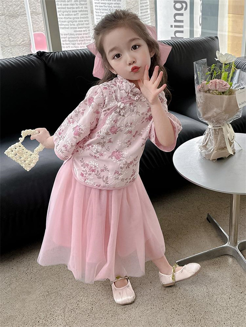 女童汉服夏款儿童中国风唐装民国风连衣裙子套装改良夏季2025新款,淘宝优惠券,粉丝福利购,淘宝优惠卷