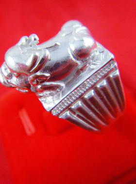 999纯银貔貅戒指简约个性