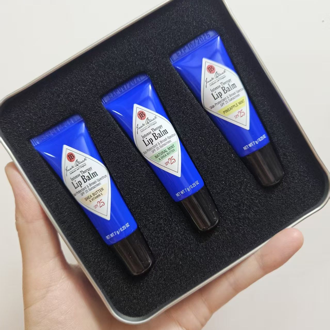 海淘正品现货JACK BLACK防晒SPF25润唇膏7g 薄荷 菠萝 乳木果,淘宝优惠券,粉丝福利购,淘宝优惠卷