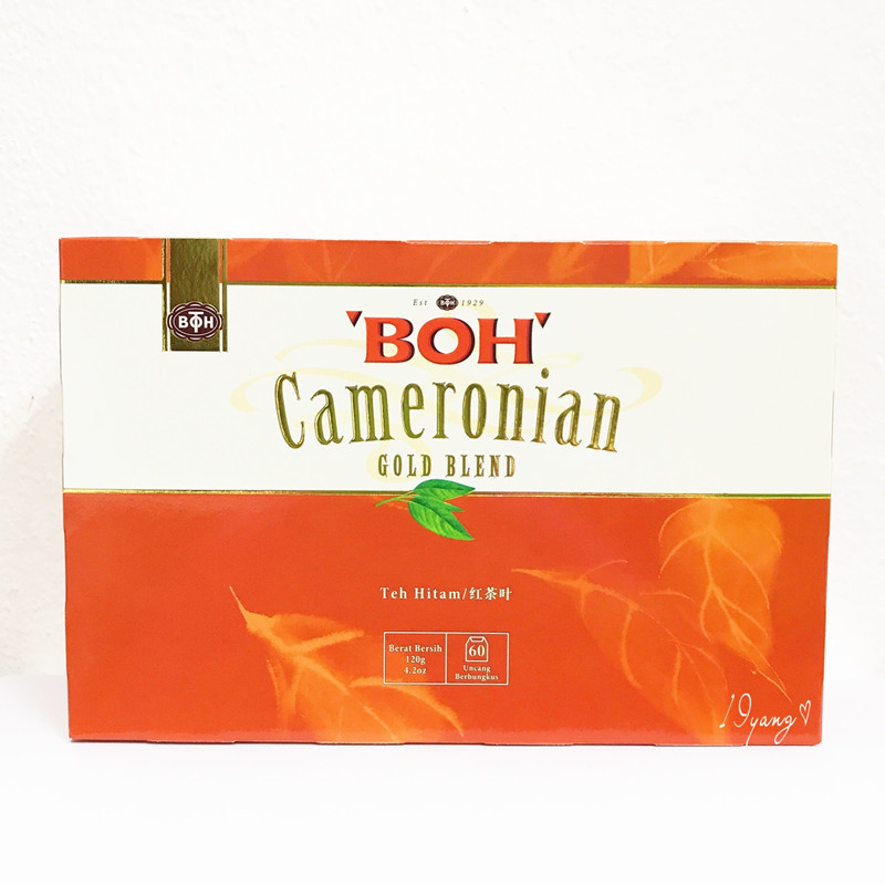 马来西亚金马伦宝乐BOH Cameronian Gold Blend金黄特级红茶 60包-图3