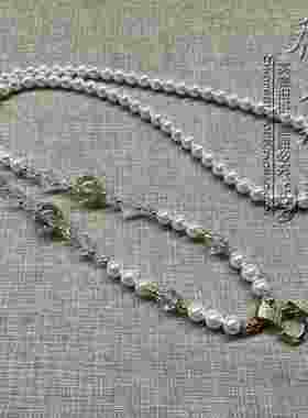 人造珍珠唐卡挂链金色泰国佛牌毛衣项链可订做其他款式