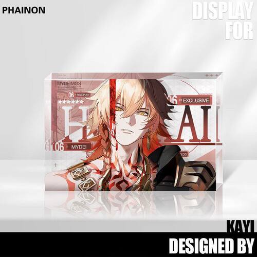 那刻夏白厄万敌二次元高透亚克力水晶砖520毕业季送女友桌面装饰 - 图0