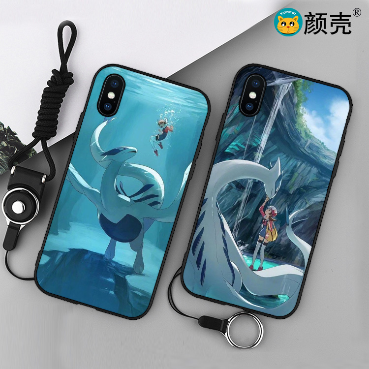 洛奇亚iPhoneXS MAX手机壳适用6s防摔8软套7磨砂plusXR宠物小精灵 - 图0