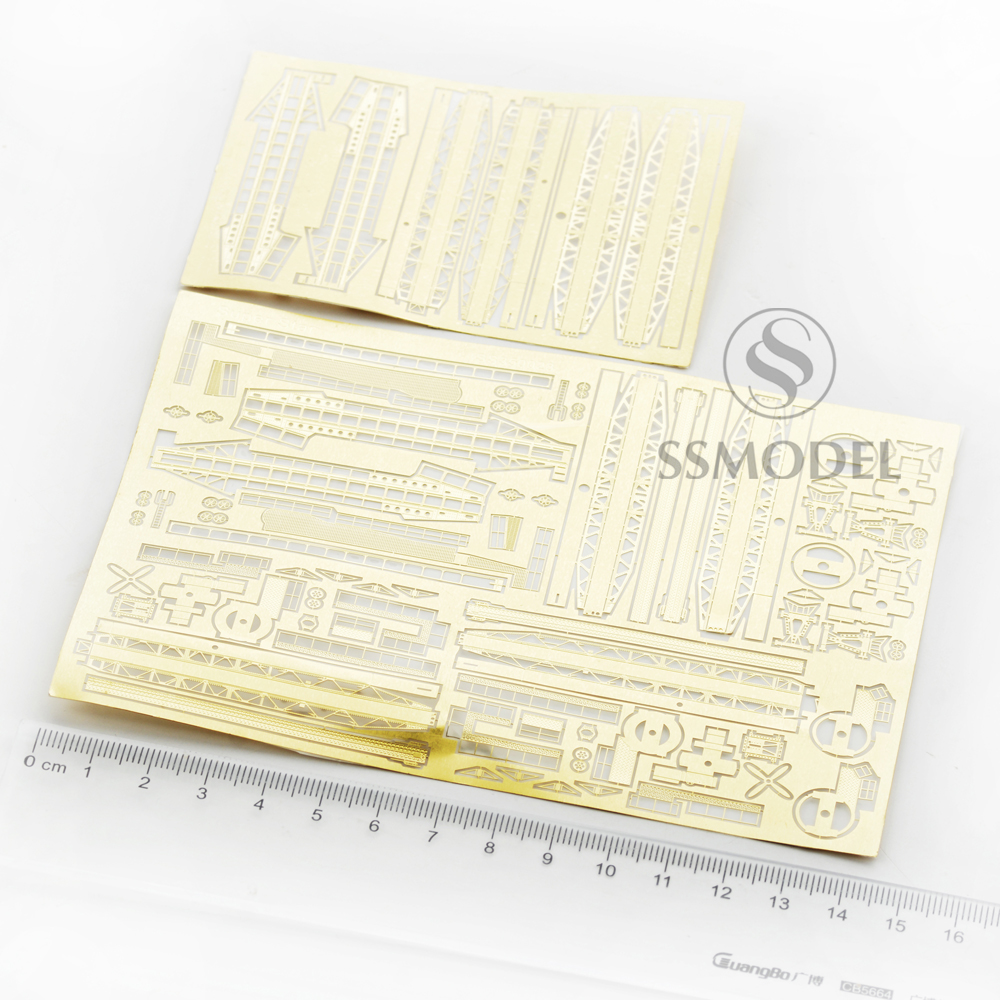 SSMODEL 350028 1/350美国海军弹射器舰船模型改造蚀刻片-图1