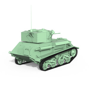 SSMODEL 100575 V1.7 1/100 3D打印 英国 维克斯MK.VI 轻型坦克