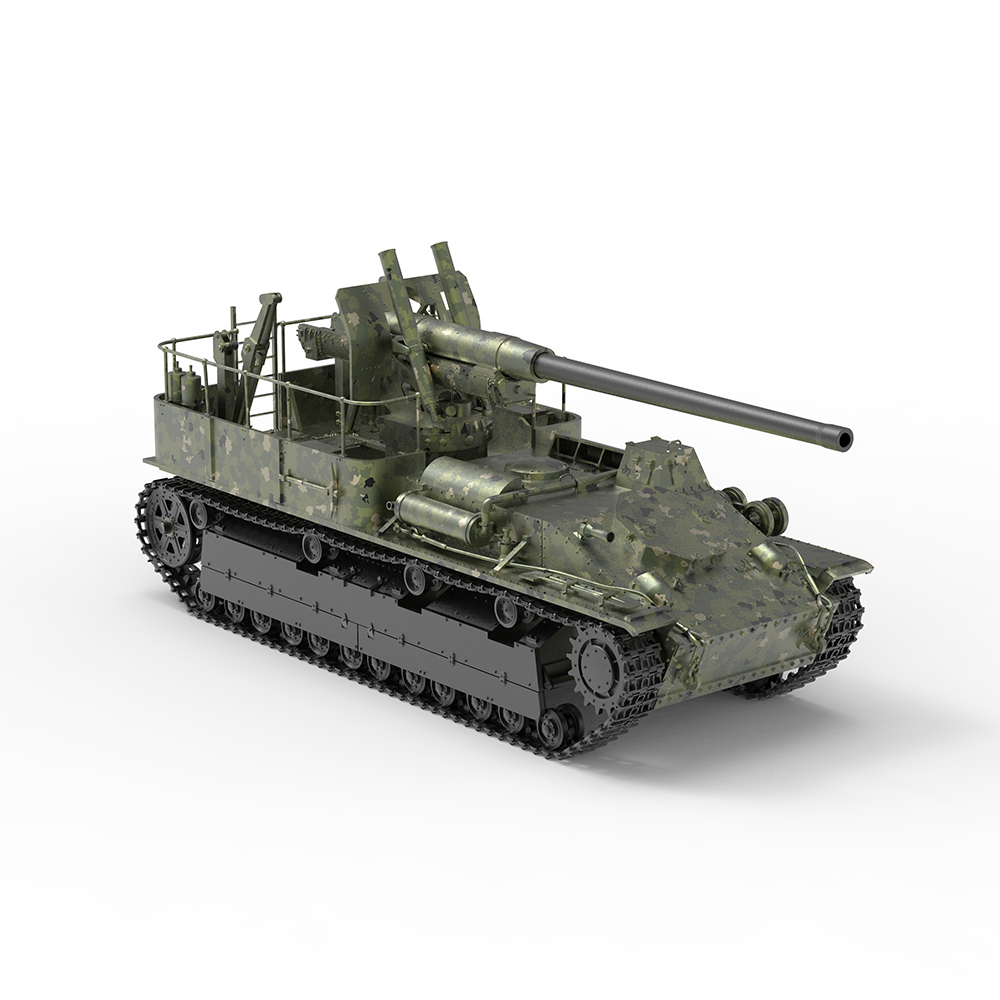 SSMODEL 72580 V1.7 1/72 3D打印苏军苏联 SU-8坦克歼击车-图0