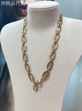 西班牙小众品牌UNOde50环套环镀银项链毛衣链 手工时尚多种戴法