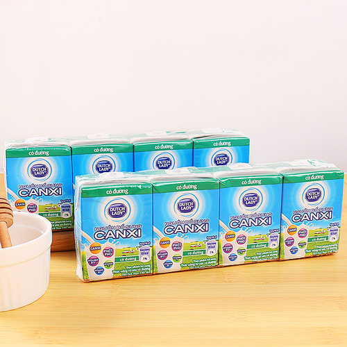 进口牛奶泰味道子母奶DUTCH LADY哒露奇儿童甜含乳饮料110ml*20盒 - 图1