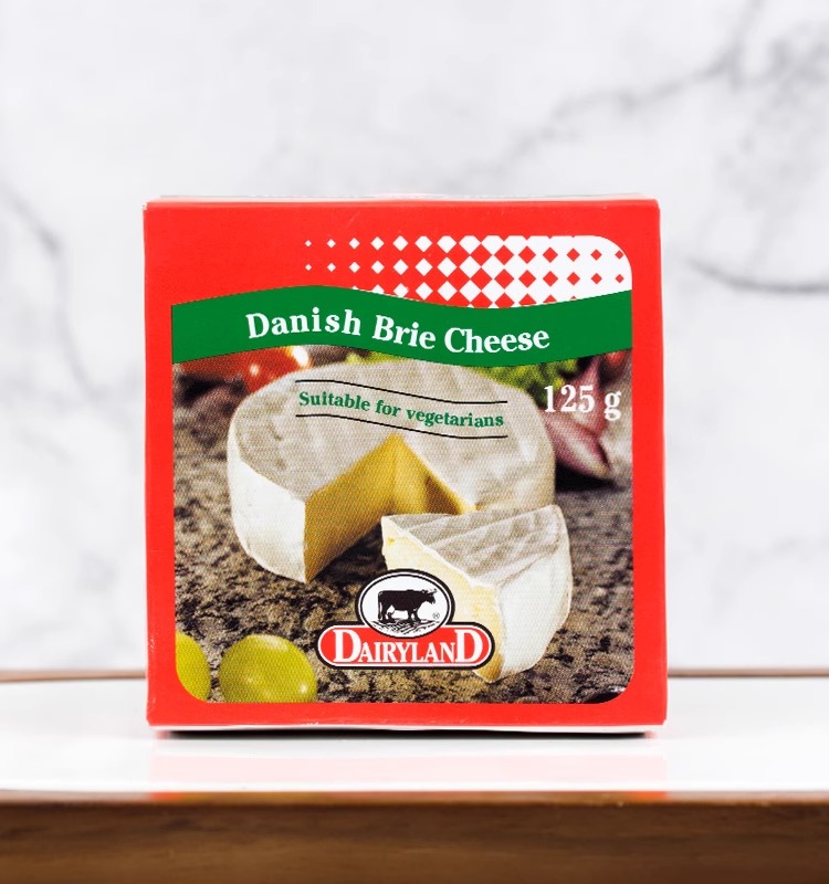 丹麦进口小金文奶酪125g琪雷萨软质即食干酪金文必芝士白霉奶酪块 - 图1