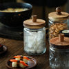 Kitchen glass seal jar Food grade snacks Dried fruit storage candy white sugar grains tea storage jar