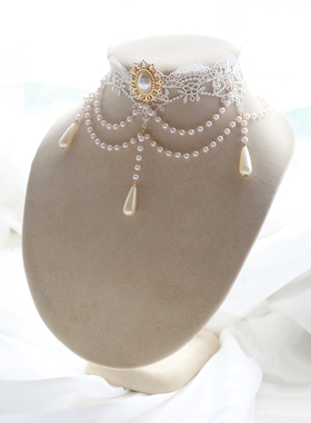 LOLITA日常蕾丝配饰手工蝴蝶结