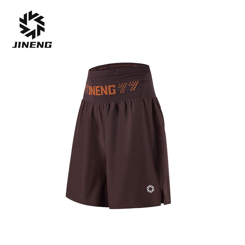 Ji Neng running shorts waist bag summer antibacterial quick-drying