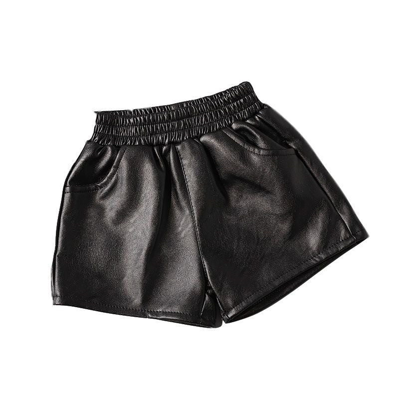 女童秋冬皮裤短裤仿皮pu小中大童百搭靴裤打底春秋加绒百运动儿童,淘宝优惠券,粉丝福利购,淘宝优惠卷