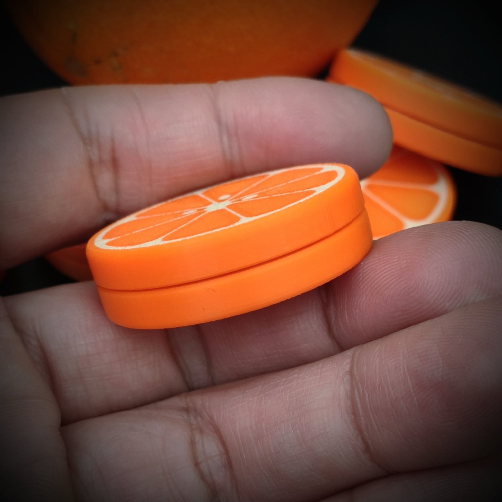 Taffu原创新款edc事橙棘轮叮叮币精灵币减压神器类啪啪币解压玩具,淘宝优惠券,粉丝福利购,淘宝优惠卷