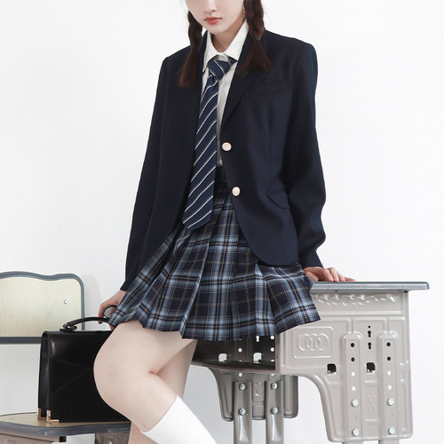 夏日和风铃 两粒扣西服/JK制服校供感日系西式制服 - 图0