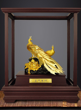 足金金箔轻奢结婚新房装饰倍有面