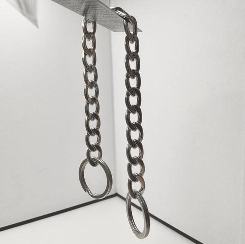 双头圈304不锈钢链条diy金属链子钥匙链保险防丢男女随身钥匙套圈 - 图2