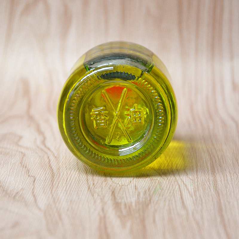 香油瓶玻璃麻油橄榄油空瓶家用透明圆形带盖密封防漏油壶500ml优 - 图3